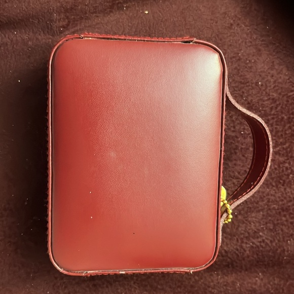 Wolf Designs Leather Travel Jewelry Box **Never Used** - Picture 3 of 5